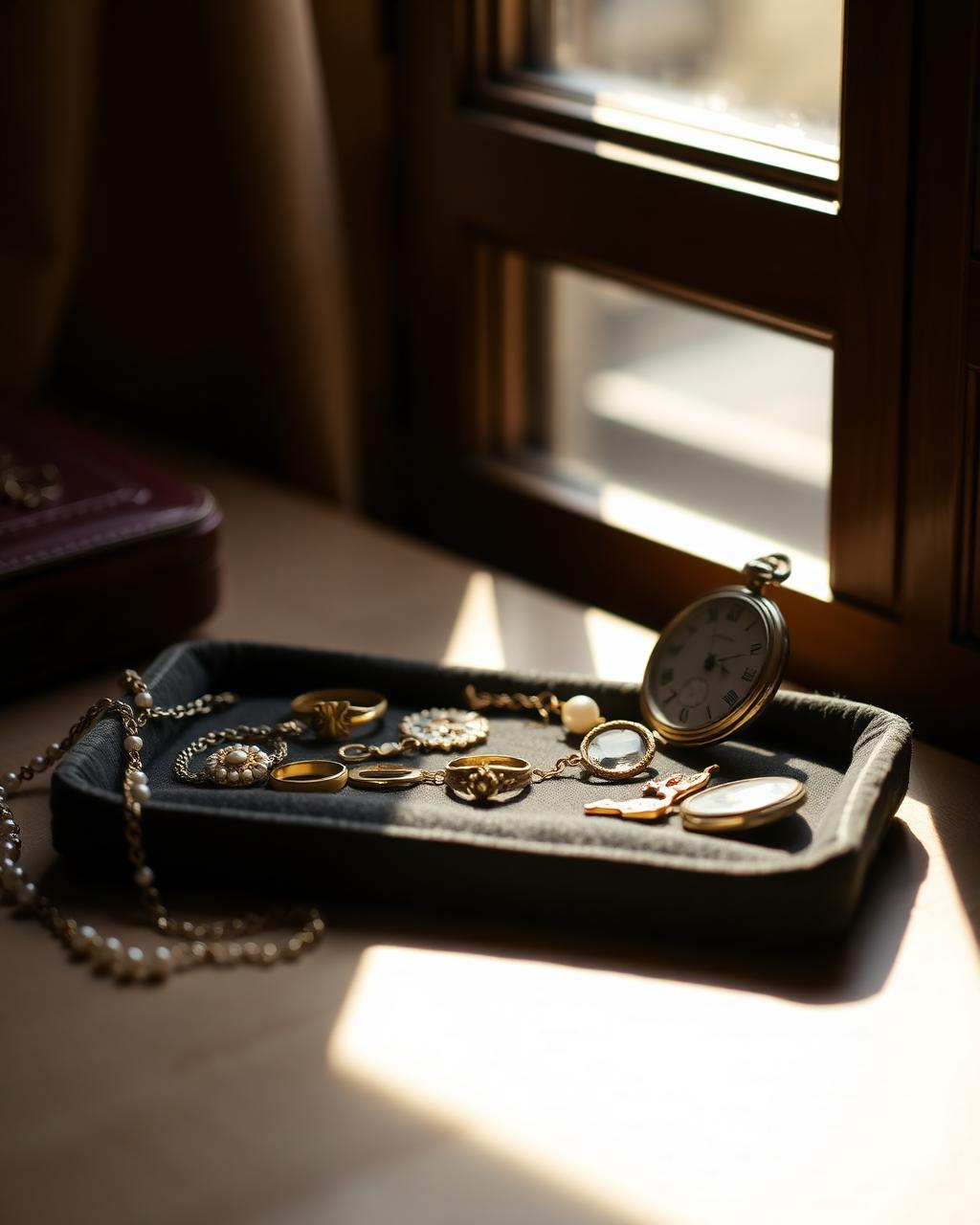Geërfde sieraden worden zorgvuldig beoordeeld